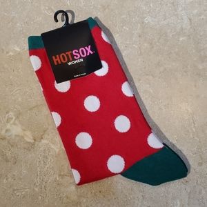 Hotsox Red Polka Dot Socks